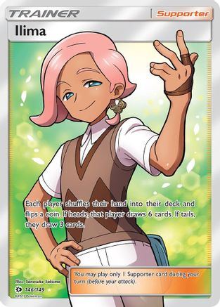 Ilima (Full Art) 146 - Holofoil - Ultra Rare