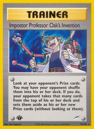 Impostor Professor Oak's Invention - 1st Edition - Rare