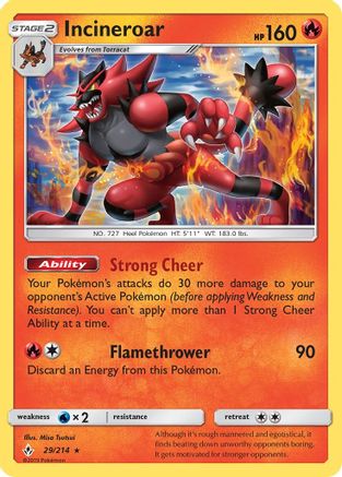 Incineroar 029/214 - Rare