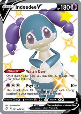 Indeedee V SV114 - Holofoil - Shiny Holo Rare
