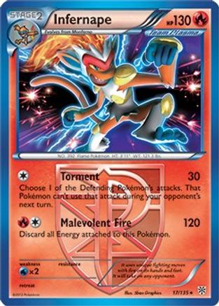 Infernape (BW Plasma Storm) 017/135 - Rare