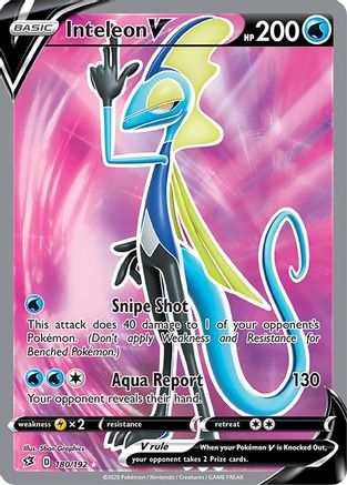 Inteleon V (Full Art) 180 - Holofoil - Ultra Rare