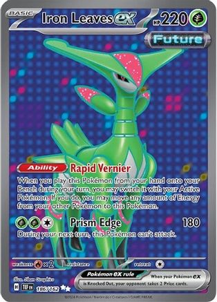 Iron Leaves ex 186/162 - Holofoil - Ultra Rare