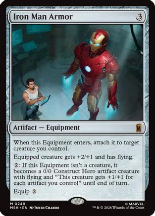 Iron Man Armor (MSH-248) - Marvel Super Heroes Foil