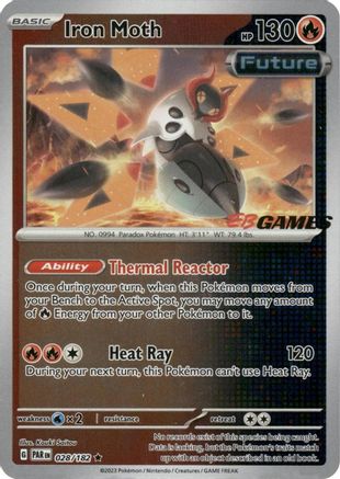 Iron Moth (EB Games Promo) 028/182 - Holofoil - Promo