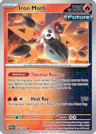 Iron Moth 028/182 - Holofoil - Rare
