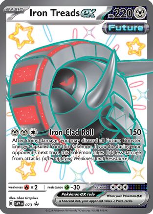 Iron Treads ex 073 - Holofoil - Promo