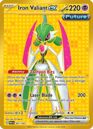 Iron Valiant ex 261/182 - Holofoil - Hyper Rare