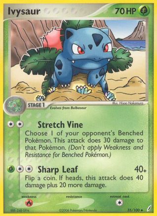 Ivysaur - 035/100/100 - Reverse Holofoil - Uncommon