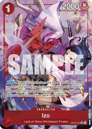 Izo (OP03-003) (Alternate Art) (OP03-003) - Rare