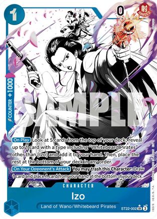Izo (Parallel) (ST22-002) - Super Rare