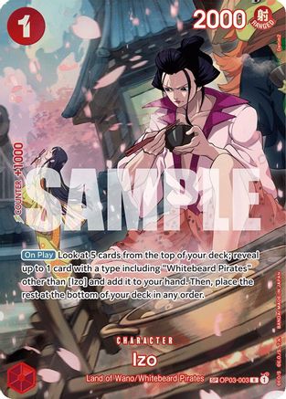 Izo (SP) (OP03-003) - Rare
