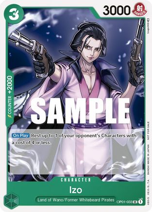 Izo (Tournament Pack Vol. 2) (OP01-033) - Promo