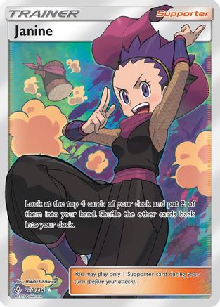 Janine (Full Art) - Holofoil - Ultra Rare