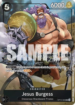 Jesus Burgess (Beginners Deck Party [ST-23] - [ST-28] Winner Pack) (OP10-085) - Uncommon
