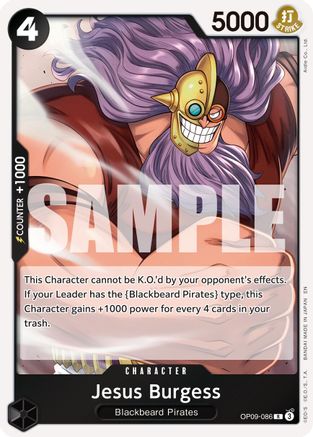 Jesus Burgess (Reprint) (OP09-086) - Rare