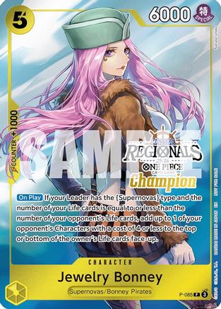 Jewelry Bonney (Online Regional Champion Card Set 2025 Vol.2) (P-085) - Promo