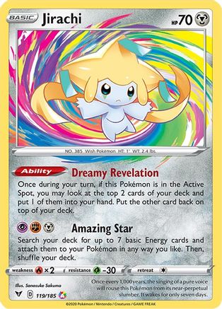 Jirachi 119 - Holofoil - Amazing Rare