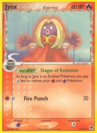 Jynx (Delta Species) - Reverse Holofoil - Rare