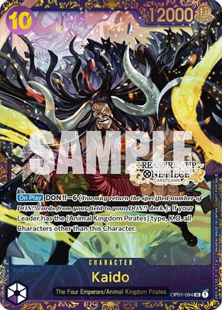 Kaido (Treasure Cup) (OP01-094) - Super Rare