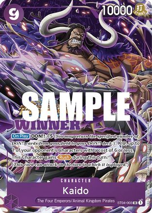 Kaido (Winner Pack Vol. 5) (ST04-003) - Super Rare