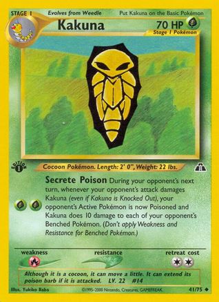 Kakuna 041 - 1st Edition - Uncommon