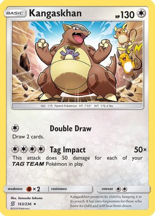 Kangaskhan 163 - Holofoil - Holo Rare