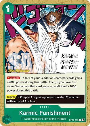 Karmic Punishment (OP07-035) - Common