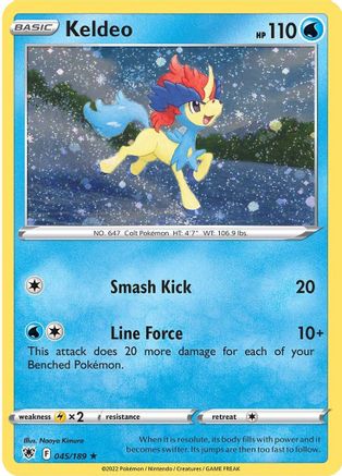 Keldeo (Cosmos Holo) 045/189 - Holofoil - Holo Rare