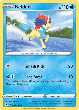 Keldeo - 045/189/189 - Rare