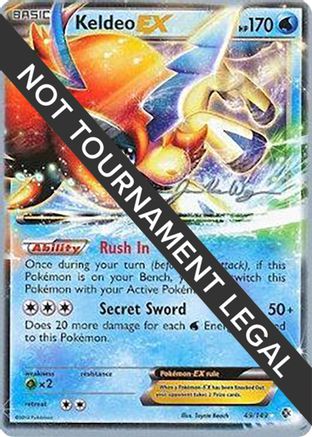 Keldeo EX - 2015 (Jacob Van Wagner) 049 - Ultra Rare