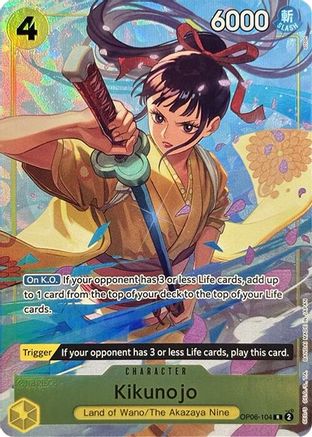 Kikunojo (Premium Card Collection -Best Selection Vol. 2-) (OP06-104) - Rare