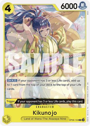 Kikunojo (Reprint) (OP06-104) - Rare