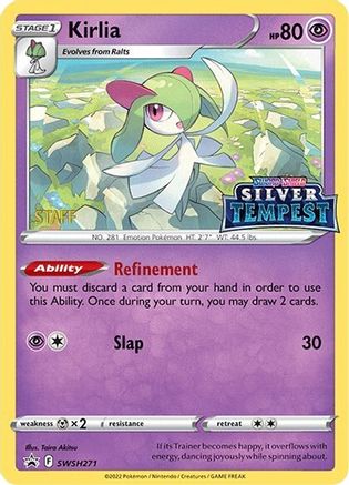 Kirlia - SWSH271 (Prerelease) [STAFF]  - Holofoil - Promo