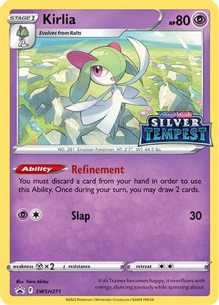 Kirlia (Prerelease) SWSH271 - Holofoil - Promo