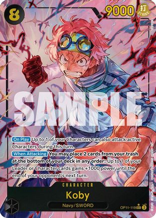 Koby (119) (Alternate Art) (OP11-119) - Secret Rare