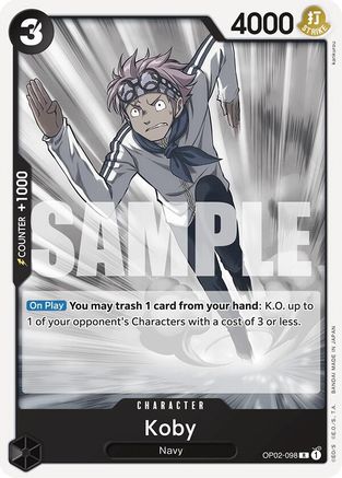 Koby (OP02-098) - Rare