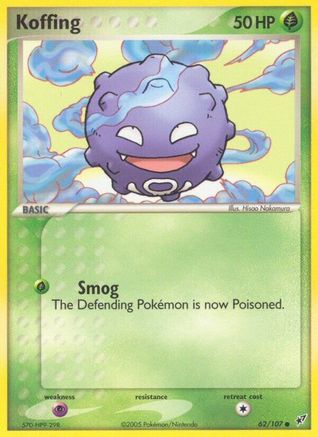 Koffing/107 - Reverse Holofoil - Common