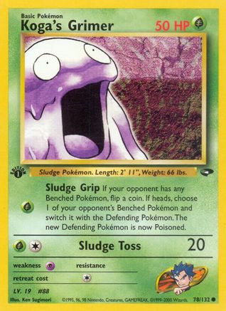 Koga's Grimer 078 - 1st Edition - Common