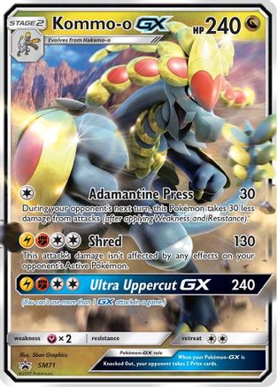 Kommo-o GX - SM71 - Holofoil - Promo