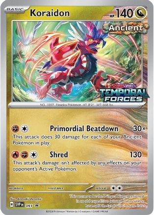 Koraidon (Prerelease) 091  - Holofoil - Promo