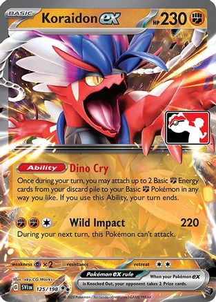 Koraidon ex 125 - Holofoil - Double Rare