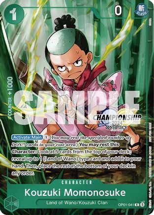 Kouzuki Momonosuke (CS 2024 Celebration Pack) (OP01-041) - Rare