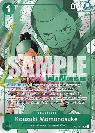 Kouzuki Momonosuke (Winner Pack Vol. 7) (OP01-041) - Rare