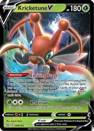 Kricketune V 006 - Holofoil - Ultra Rare