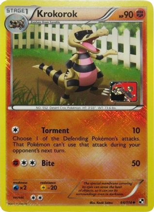 Krokorok (League Promo) 064/114 - Reverse Holofoil - Promo