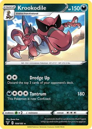 Krookodile 109 - Rare