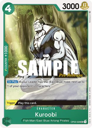 Kuroobi (OP03-026) - Uncommon
