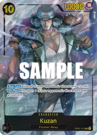 Kuzan (121) (Alternate Art) (OP02-121) - Secret Rare
