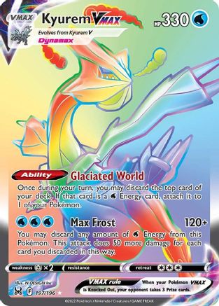 Kyurem VMAX (Secret) 197 - Holofoil - Secret Rare